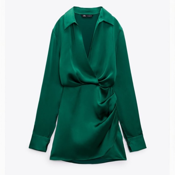 NWT Tiny Flaw Bloggers Favorite Satin Effect Dress - Picture 6 of 7